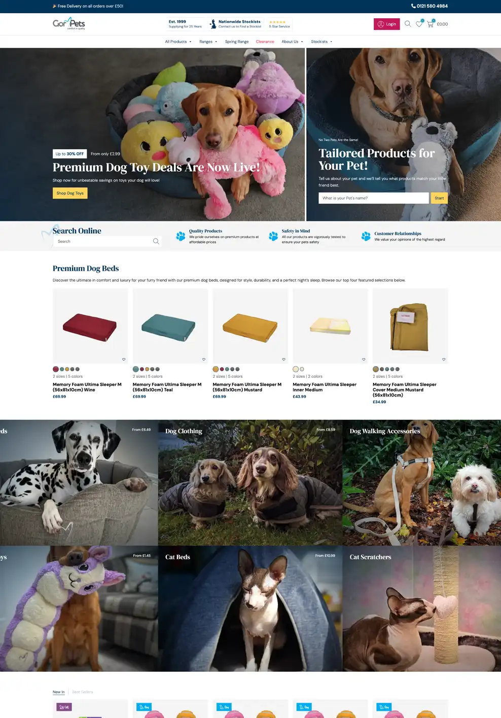 GorPets Homepage